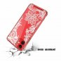 iPhone 11 Case Shockproof Hard PC TPU Bumper Protective Crystal Lace White