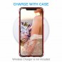 iPhone 11 Case Shockproof Hard PC TPU Bumper Protective Crystal Lace White