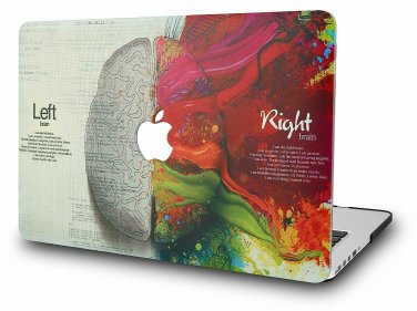 Laptop Case for MacBook Pro 15 Inch Plastic Hard Shell Cover Touch Bar Brain