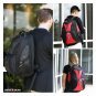 Laptop Backpacks Organizer Compartment Multiple Internal Accessory Pocket Red