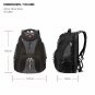 Laptop Backpacks Organizer Compartment Multiple Internal Accessory Pocket Black