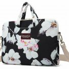 Laptop Shoulder Messenger Bag 14 15.6 inch Waterproof  Canvaslove Lotus Pattern