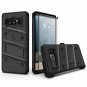 For Galaxy Note 8 Case Military Grade Drop Tested with Tempered Glass Black