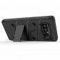 For Galaxy Note 8 Case Military Grade Drop Tested with Tempered Glass Black