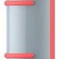 For iPhone 11 Pro Max Case Rubber Shock Absorbent Nickel Grey/Warning Orange