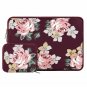 Case for 15 Inch MacBook Water Repellent Tablet Bag with Small Case Wine Red