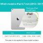 Case for iPad 9.7 Apple Pencil Holder Multi Angle Viewing Stand, Smart Cover