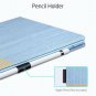 Case for iPad 9.7 Apple Pencil Holder Multi Angle Viewing Stand, Smart Cover