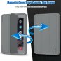 Case for iPad 9.7 Hybrid Leather Drop Protection with Stand Auto Sleep Wake Gray