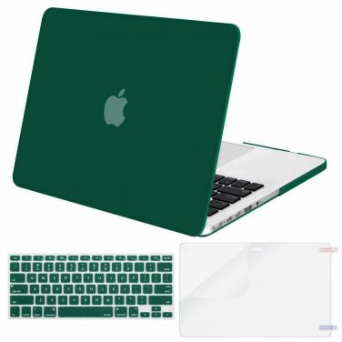 Case for MacBook Pro Retina 13 Inch Mod: A1502  A1425 Plastic Hard Shell Green