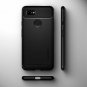 For Google Pixel 3 Case (2018) Resilient Shock Absorption and Carbon Fiber Black