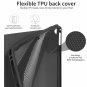 Case for iPad 9.7 Leather with Builtin Apple Pencil Holder Auto SleepWake Black