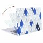 MacBook Air 13 Hard Case Keyboard Cover  Screen Protector Blue  White Spiral