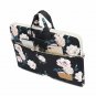 Laptop Shoulder Messenger Bag 14 15.6 inch Waterproof Canvaslife Peony Pattern