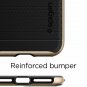 Case for iPhone 7/8 Plus ShockAbsorbent Layer with Rigid Bumper Frame Champagne