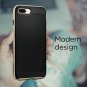 Case for iPhone 7/8 Plus ShockAbsorbent Layer with Rigid Bumper Frame Champagne