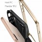 Case for iPhone 7/8 Plus ShockAbsorbent Layer with Rigid Bumper Frame Champagne