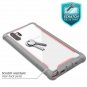 Case for Galaxy Note 10 Plus 2019 Release Dual Layer Rugged Clear Bumper Pink