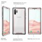 Case for Galaxy Note 10 Plus 2019 Release Dual Layer Rugged Clear Bumper Pink