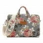 Laptop Shoulder Messenger Bag 14 15.6 inch Waterproof Canvaslife Grey Rose