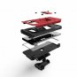 For Galaxy Note 8 Case Military Grade Drop Tested with Tempered Glass RED Black
