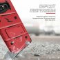 For Galaxy Note 8 Case Military Grade Drop Tested with Tempered Glass RED Black