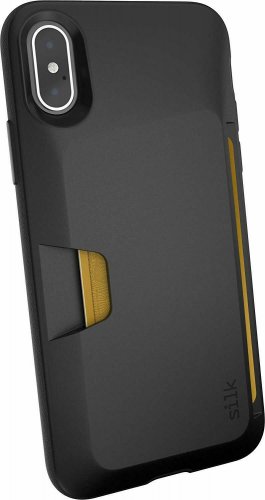iPhone X/Xs Wallet Case SlimProtective Credit Card Holder Black Tie Affair