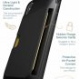 iPhone X/Xs Wallet Case SlimProtective Credit Card Holder Black Tie Affair