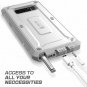 For Galaxy Note 8 Case Builtin Screen Protector FullBody Rugged Holster White