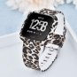 Smart watch Silicone Strap Replacement Bands Bracelet Wristband Leopard Large