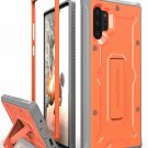 Case for Galaxy Note 10 Plus Military Grade FullBody Rugged Kickstand  Orange