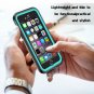Case for iPhone 7/8 with Builtin Clear Screen Protector Full Body Ocean Blue