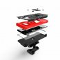 For Galaxy Note 8 Case Military Grade Drop Tested with Tempered Glass Black RED