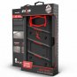 For Galaxy Note 8 Case Military Grade Drop Tested with Tempered Glass Black RED