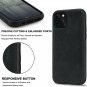 iPhone 11 Pro Max Case Premium Material Design Leather Hybrid Comfortable Black