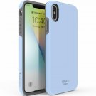 Case iPhone XS Max Shock Absorbing Hybrid Slim Protective Cover Light Blue