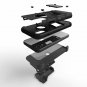 iPhone XR Case Military Grade Drop Tested Tempered Glass Screen Protector Black