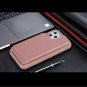 For iPhone 11 Pro Max Case PU Leather Wallet with Card Pockets Back Rose Gold