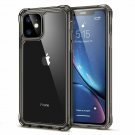 iPhone 11 Case Shock Absorbing Scratch Resistant Flexible TPU Transparent Black