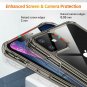 iPhone 11 Case Shock Absorbing Scratch Resistant Flexible TPU Transparent Black