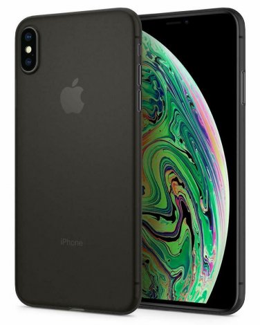 iPhone Xs MAX Case Air Skin Thin lightweight layer Great grip Ultra Slim Black