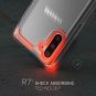 Case for Galaxy Note 10 Clear Heavy Duty Metal Bumper Tough Shockproof Black