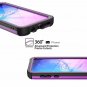 Case For Galaxy S10e Wallet Built in Screen Protector Card Holder Mirror Purple