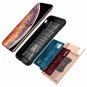 For iPhone Xs MAX Case Dual Layers  Air Cushion Exterior card slot holds Gold