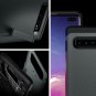 For Galaxy S10 Plus Case Built in Stand Form Fitted and Ergonomic Graphite Gray