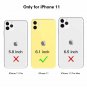 iPhone 11 Case Builtin Screen Protector 360 Degree Full Body Protective Black
