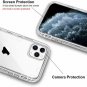 iPhone 11 Pro Case Crystal Clear 3 in 1 Heavy Duty Defender Shockproof Fullbody