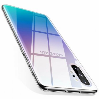 Samsung Galaxy Note 10 Plus Case Crystal Clear Ultra Thin Soft TPU Cover Clear