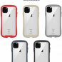 iPhone 11 Pro Max Case Stylish Anti Slip Air Cushioned Transparent TPU Red