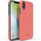 Case iPhone XS Max Shock Absorbing Hybrid Slim Protective Cover Coral Pink